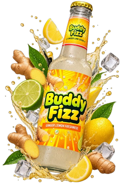 Buddy Fizz Ginger Lemon Soda